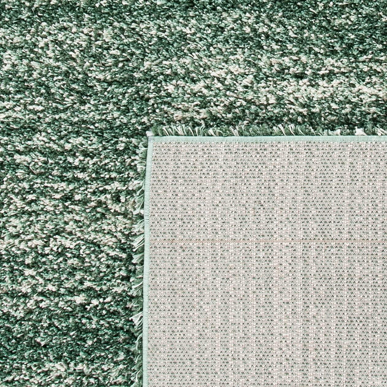 image:imageSAFAVIEH Hudson Shag Collection Area Rug 10 x 14 Ivory amp Grey Modern Abstract Design NonShedding amp Easy Care 2inch Thick Ideal for High Traffic Areas in Living Room Bedroom SGH295BGreenIvory