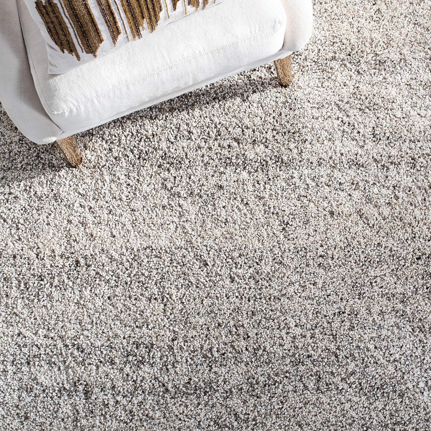image:imageSAFAVIEH Hudson Shag Collection Area Rug 10 x 14 Ivory amp Grey Modern Abstract Design NonShedding amp Easy Care 2inch Thick Ideal for High Traffic Areas in Living Room Bedroom SGH295BIvoryGrey