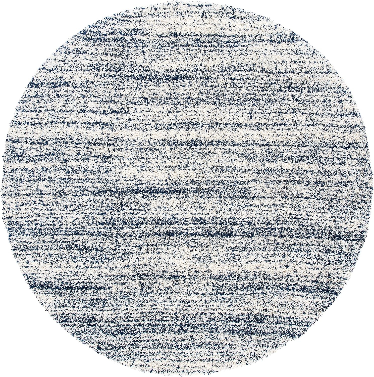image:imageSAFAVIEH Hudson Shag Collection Area Rug 10 x 14 Ivory amp Grey Modern Abstract Design NonShedding amp Easy Care 2inch Thick Ideal for High Traffic Areas in Living Room Bedroom SGH295BIvoryNavy