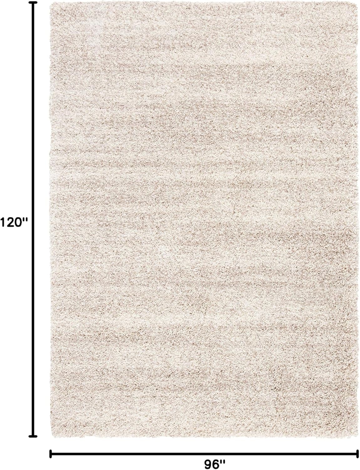 image:imageSAFAVIEH Hudson Shag Collection Area Rug 10 x 14 Ivory amp Grey Modern Abstract Design NonShedding amp Easy Care 2inch Thick Ideal for High Traffic Areas in Living Room Bedroom SGH295BIvoryBeige