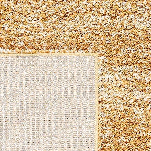 image:imageSAFAVIEH Hudson Shag Collection Area Rug 10 x 14 Ivory amp Grey Modern Abstract Design NonShedding amp Easy Care 2inch Thick Ideal for High Traffic Areas in Living Room Bedroom SGH295BGoldIvory