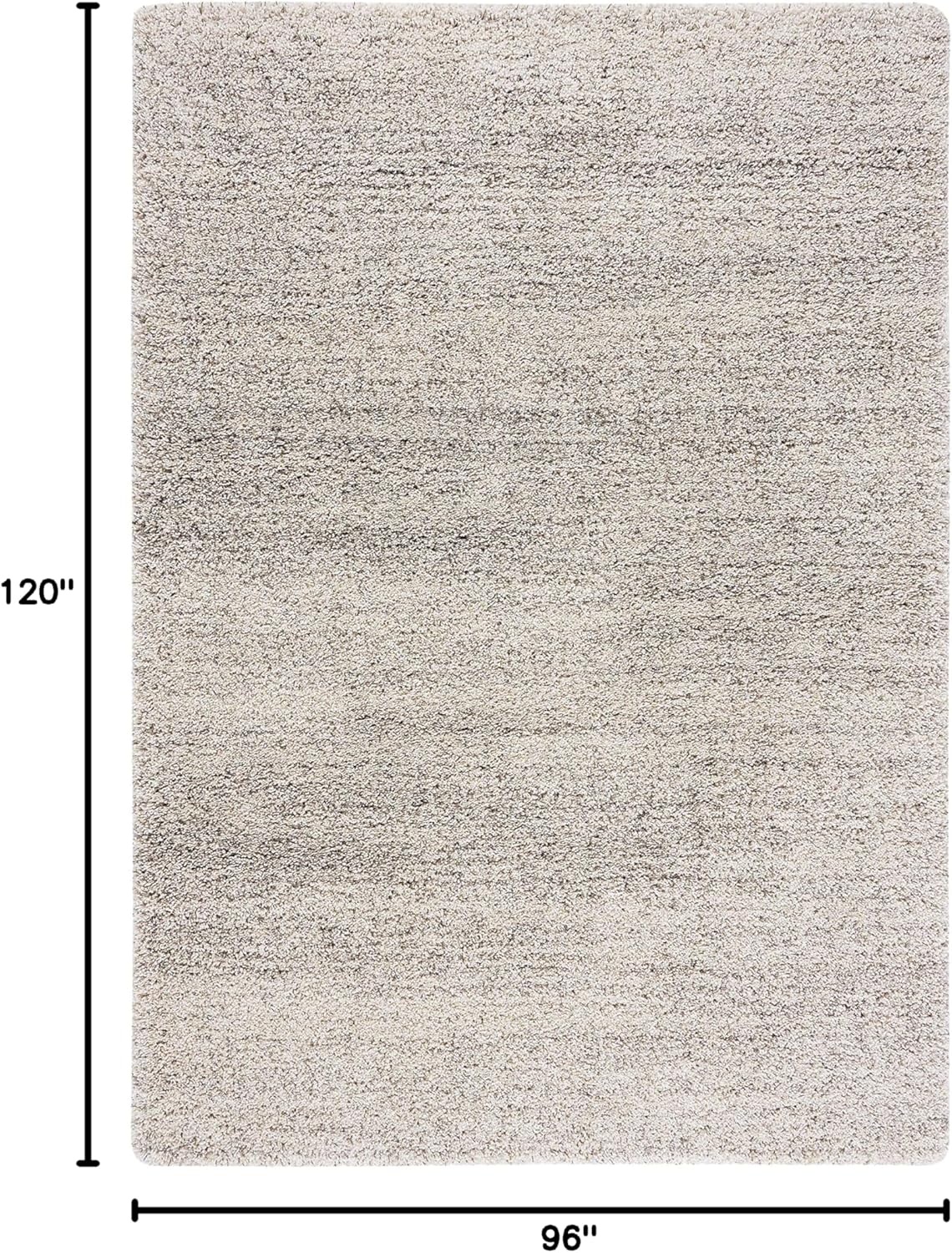 image:imageSAFAVIEH Hudson Shag Collection Area Rug 10 x 14 Ivory amp Grey Modern Abstract Design NonShedding amp Easy Care 2inch Thick Ideal for High Traffic Areas in Living Room Bedroom SGH295BIvoryGrey