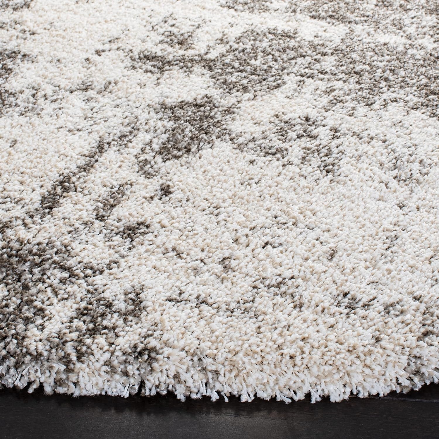 image:imageSAFAVIEH Hudson Shag Collection Area Rug 9 x 12 Ivory amp Grey Modern Abstract Design NonShedding amp Easy Care 2inch Thick Ideal for High Traffic Areas in Living Room Bedroom SGH205AIvoryGrey