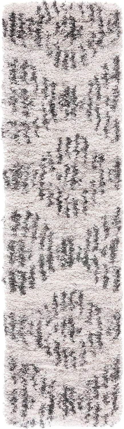 image:imageSAFAVIEH Iceland Shag Collection Area Rug 9 x 12 Cream amp Grey Modern Design NonShedding amp Easy Care 26inch Thick Ideal for High Traffic Areas in Living Room Bedroom ISG518ACreamGrey