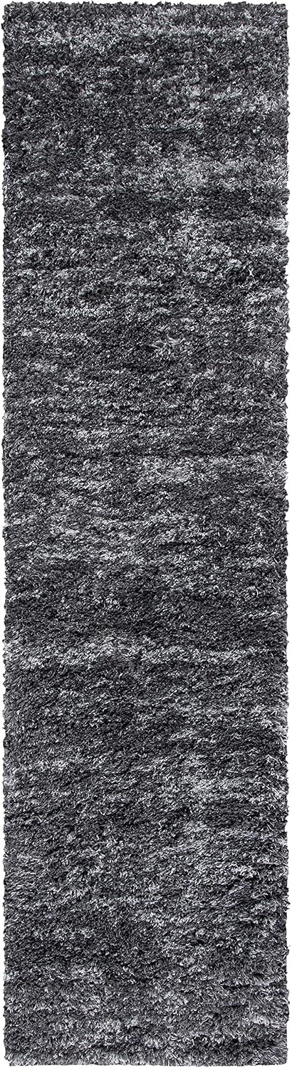 image:imageSAFAVIEH Iceland Shag Collection Area Rug 9 x 12 Dark Grey amp Ivory Modern Design NonShedding amp Easy Care 26inch Thick Ideal for High Traffic Areas in Living Room Bedroom ISG511HDark GreyIvory