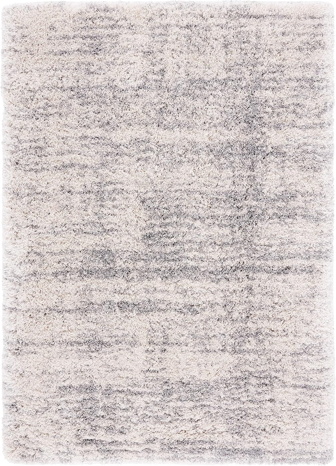 image:imageSAFAVIEH Iceland Shag Collection Area Rug 9 x 12 Dark Grey amp Ivory Modern Design NonShedding amp Easy Care 26inch Thick Ideal for High Traffic Areas in Living Room Bedroom ISG511HIvoryGrey