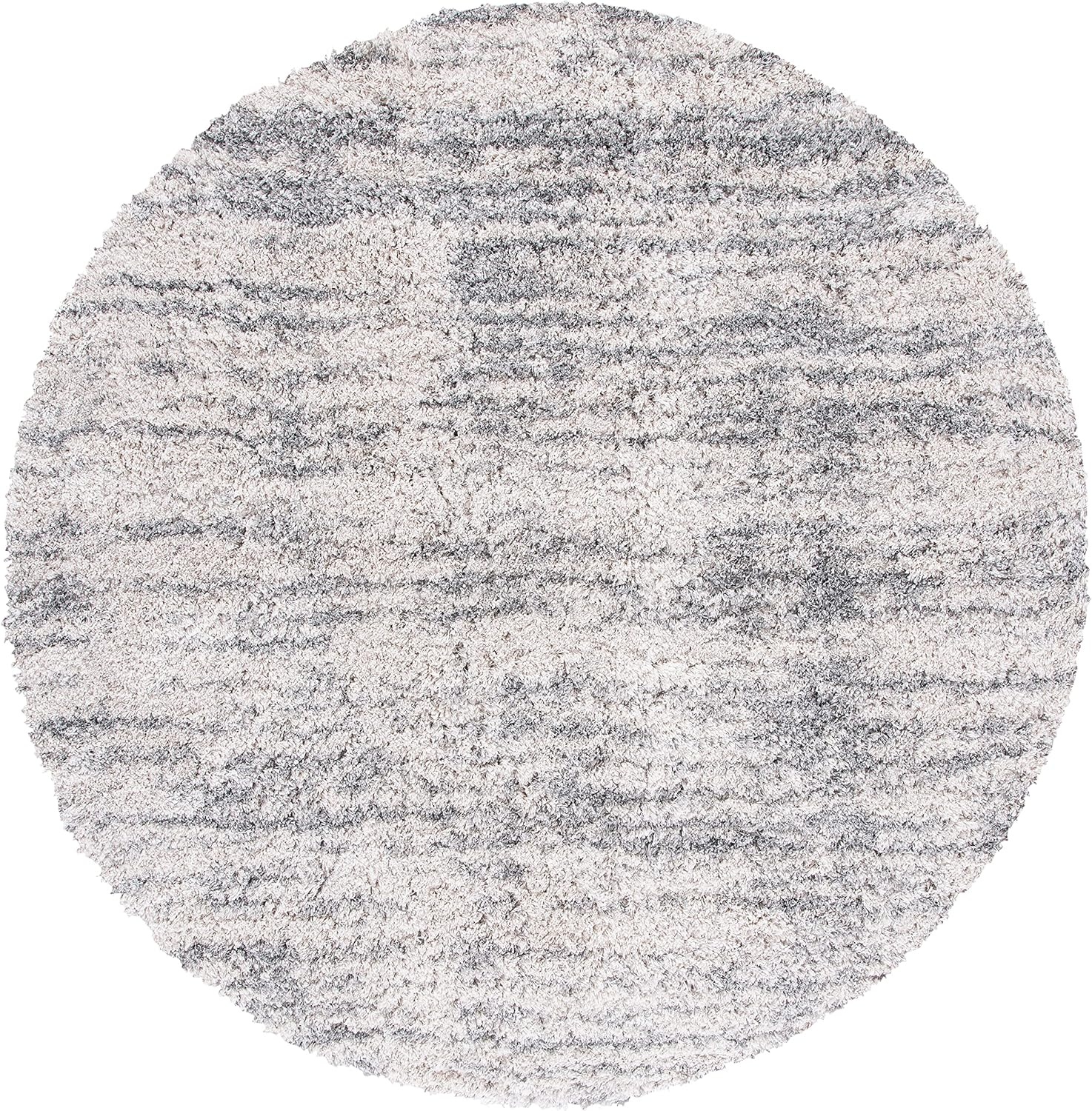 image:imageSAFAVIEH Iceland Shag Collection Area Rug 9 x 12 Dark Grey amp Ivory Modern Design NonShedding amp Easy Care 26inch Thick Ideal for High Traffic Areas in Living Room Bedroom ISG511HIvoryGrey