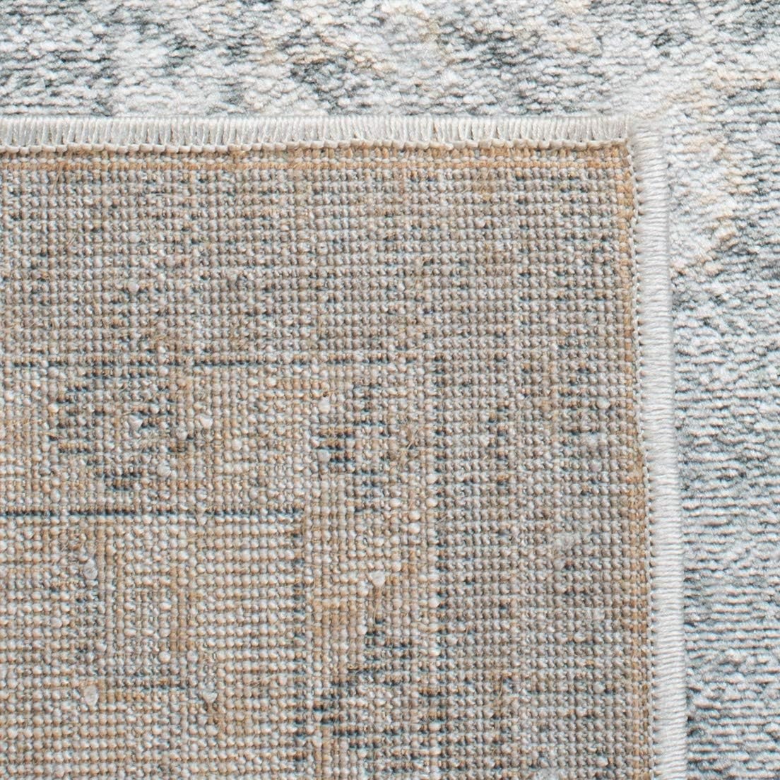 image:imageSAFAVIEH Isabella Collection Area Rug 9 x 12 Light Blue amp Cream Oriental Design NonShedding amp Easy Care Ideal for High Traffic Areas in Living Room Bedroom ISA940MGreyCream