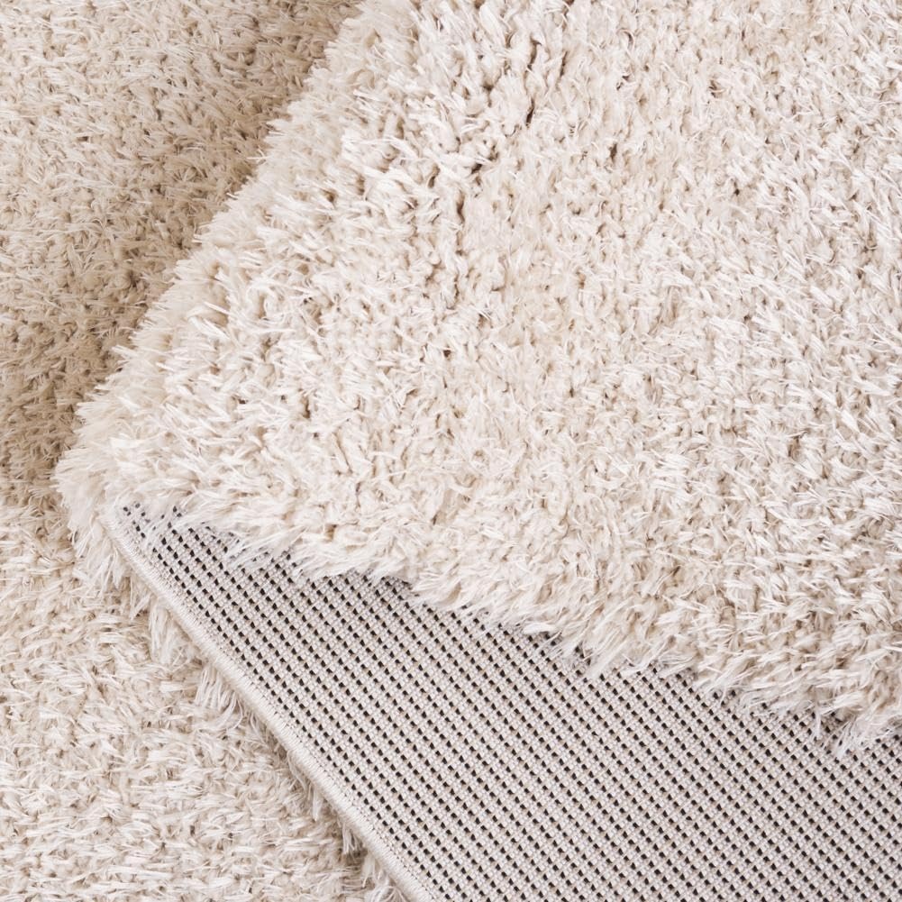 image:imageSAFAVIEH Lindsay Shag Collection Area Rug 9 x 12 Beige Modern Design 2inch Thick Ideal for the Living Room Dining Bedroom LNS560BBeige