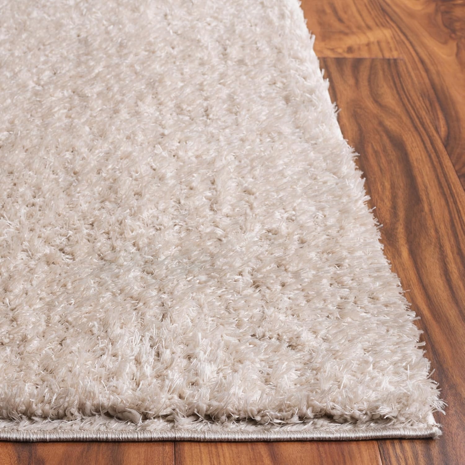 image:imageSAFAVIEH Lindsay Shag Collection Area Rug 9 x 12 Beige Modern Design 2inch Thick Ideal for the Living Room Dining Bedroom LNS560BBeige