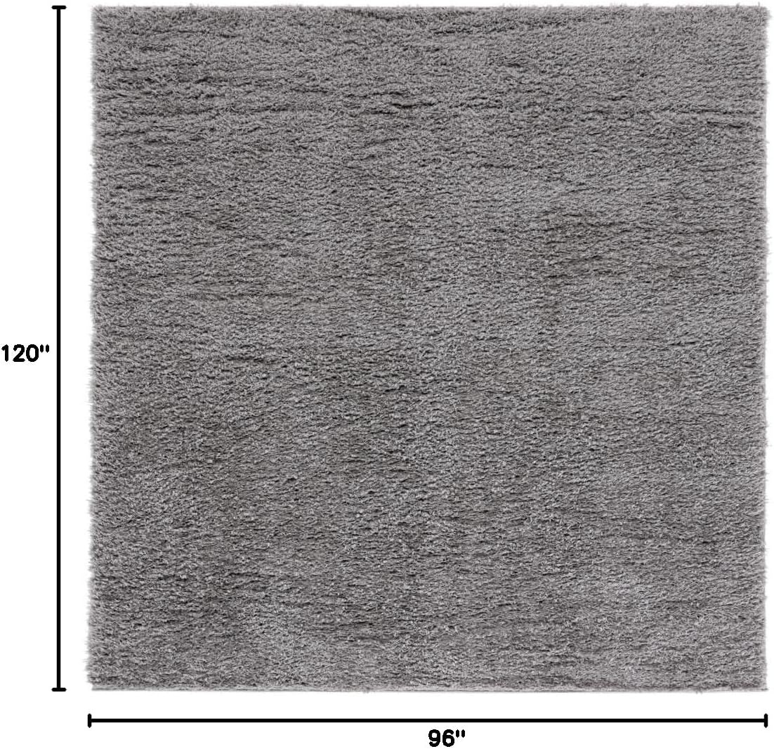 image:imageSAFAVIEH Lindsay Shag Collection Area Rug 9 x 12 Beige Modern Design 2inch Thick Ideal for the Living Room Dining Bedroom LNS560BDark Grey