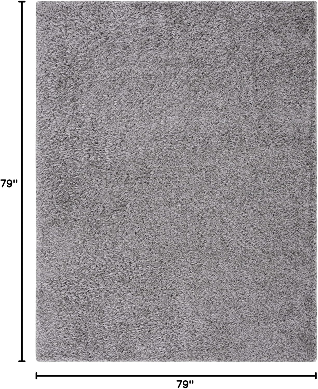 image:imageSAFAVIEH Lindsay Shag Collection Area Rug 9 x 12 Beige Modern Design 2inch Thick Ideal for the Living Room Dining Bedroom LNS560BDark Grey