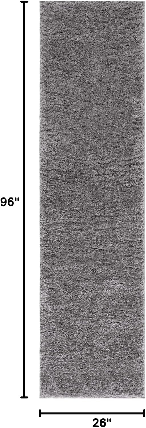image:imageSAFAVIEH Lindsay Shag Collection Area Rug 9 x 12 Beige Modern Design 2inch Thick Ideal for the Living Room Dining Bedroom LNS560BDark Grey