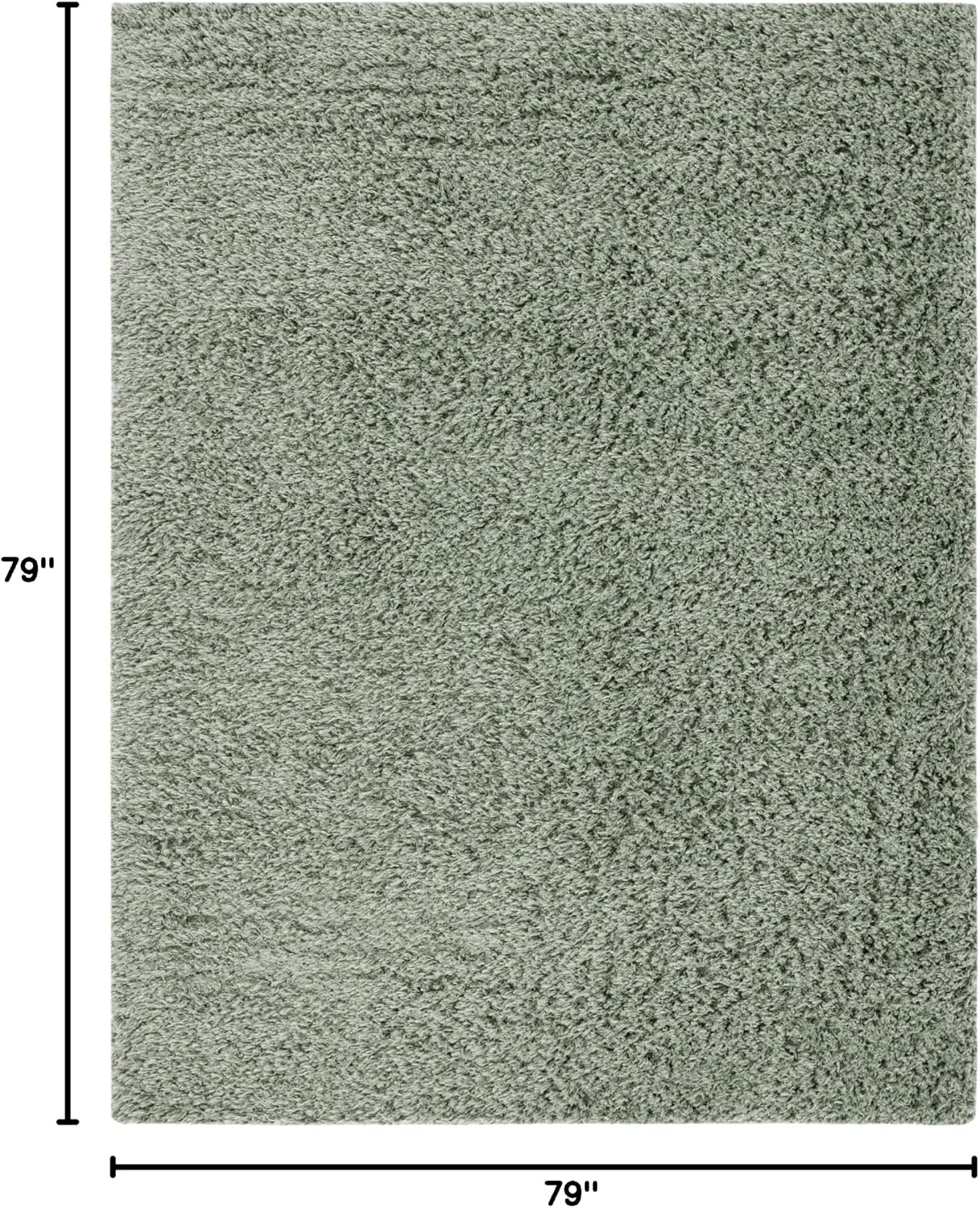 image:imageSAFAVIEH Lindsay Shag Collection Area Rug 9 x 12 Beige Modern Design 2inch Thick Ideal for the Living Room Dining Bedroom LNS560BGreen
