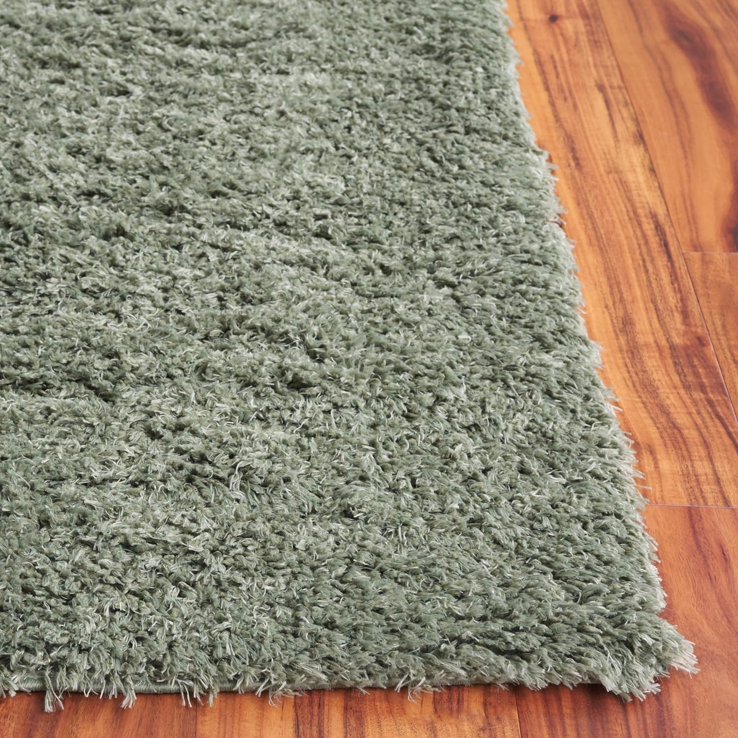 image:imageSAFAVIEH Lindsay Shag Collection Area Rug 9 x 12 Beige Modern Design 2inch Thick Ideal for the Living Room Dining Bedroom LNS560BGreen