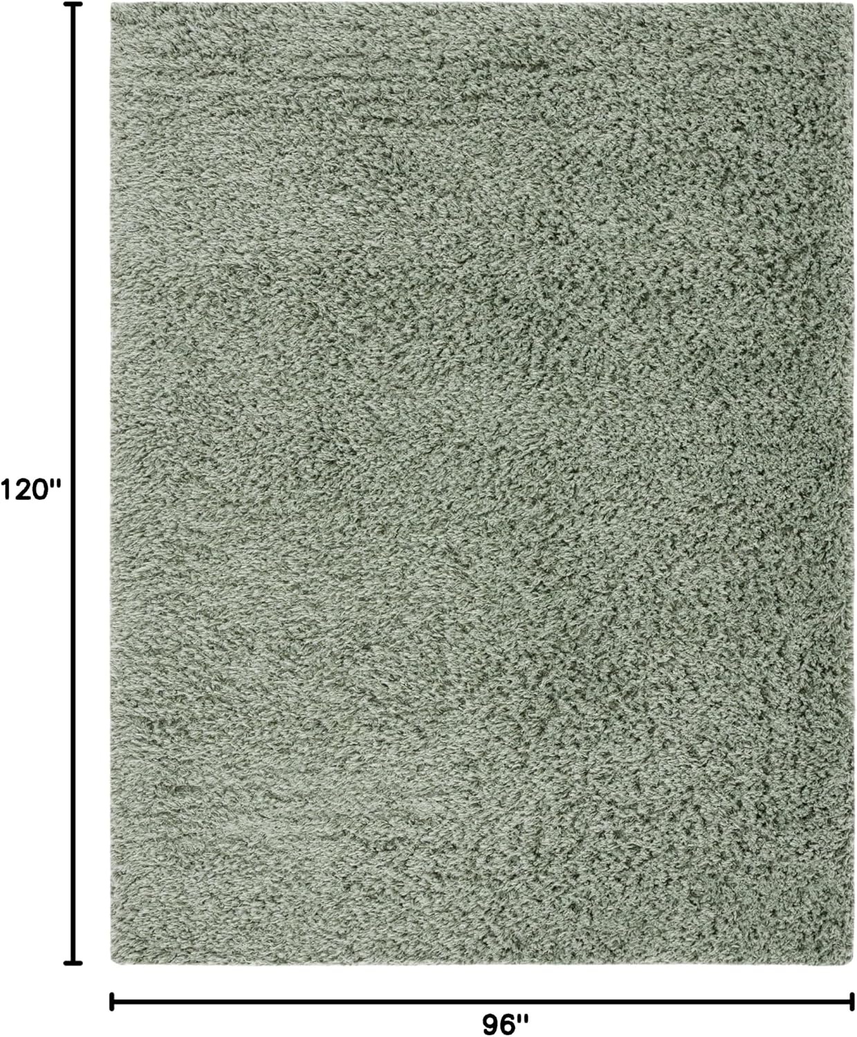 image:imageSAFAVIEH Lindsay Shag Collection Area Rug 9 x 12 Beige Modern Design 2inch Thick Ideal for the Living Room Dining Bedroom LNS560BGreen