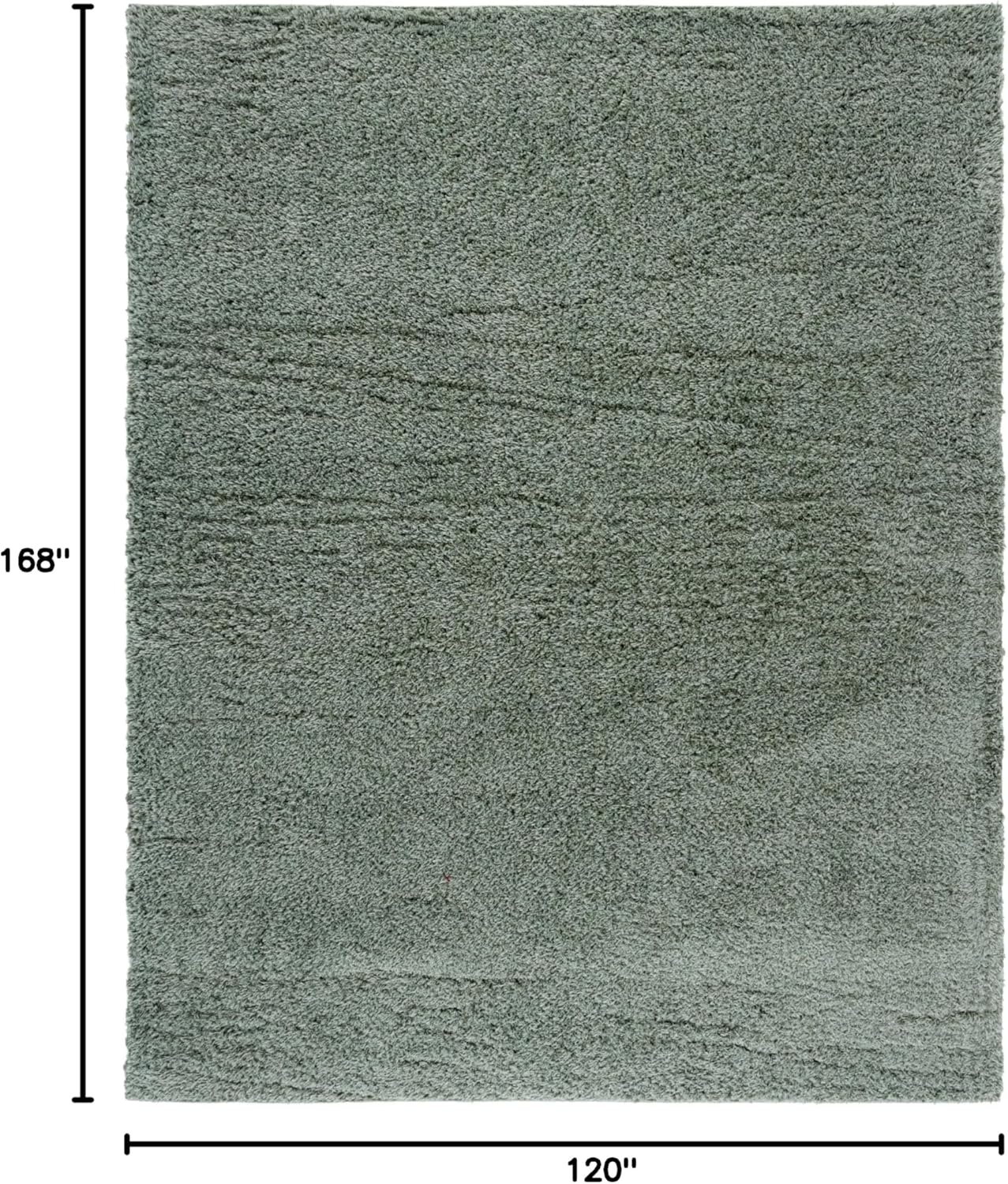 image:imageSAFAVIEH Lindsay Shag Collection Area Rug 9 x 12 Beige Modern Design 2inch Thick Ideal for the Living Room Dining Bedroom LNS560BGreen