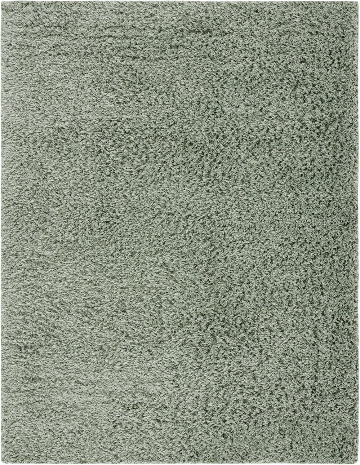 image:imageSAFAVIEH Lindsay Shag Collection Area Rug 9 x 12 Beige Modern Design 2inch Thick Ideal for the Living Room Dining Bedroom LNS560BGreen