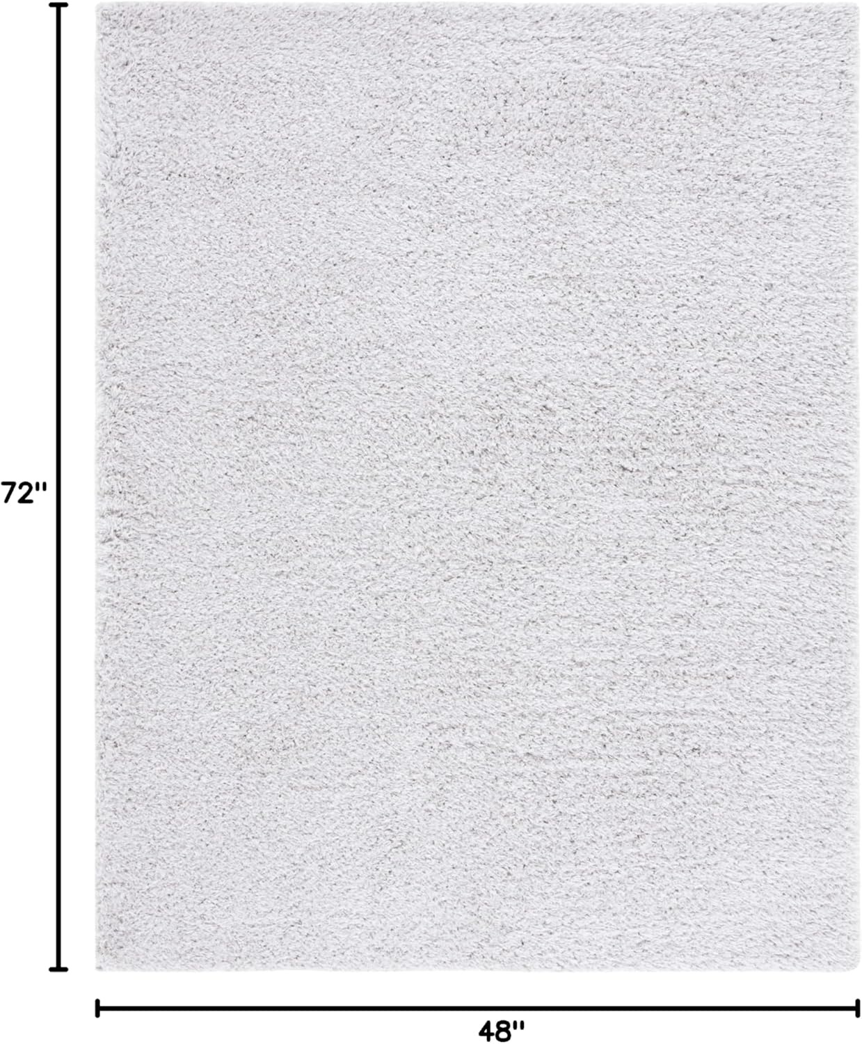 image:imageSAFAVIEH Lindsay Shag Collection Area Rug 9 x 12 Beige Modern Design 2inch Thick Ideal for the Living Room Dining Bedroom LNS560BGrey