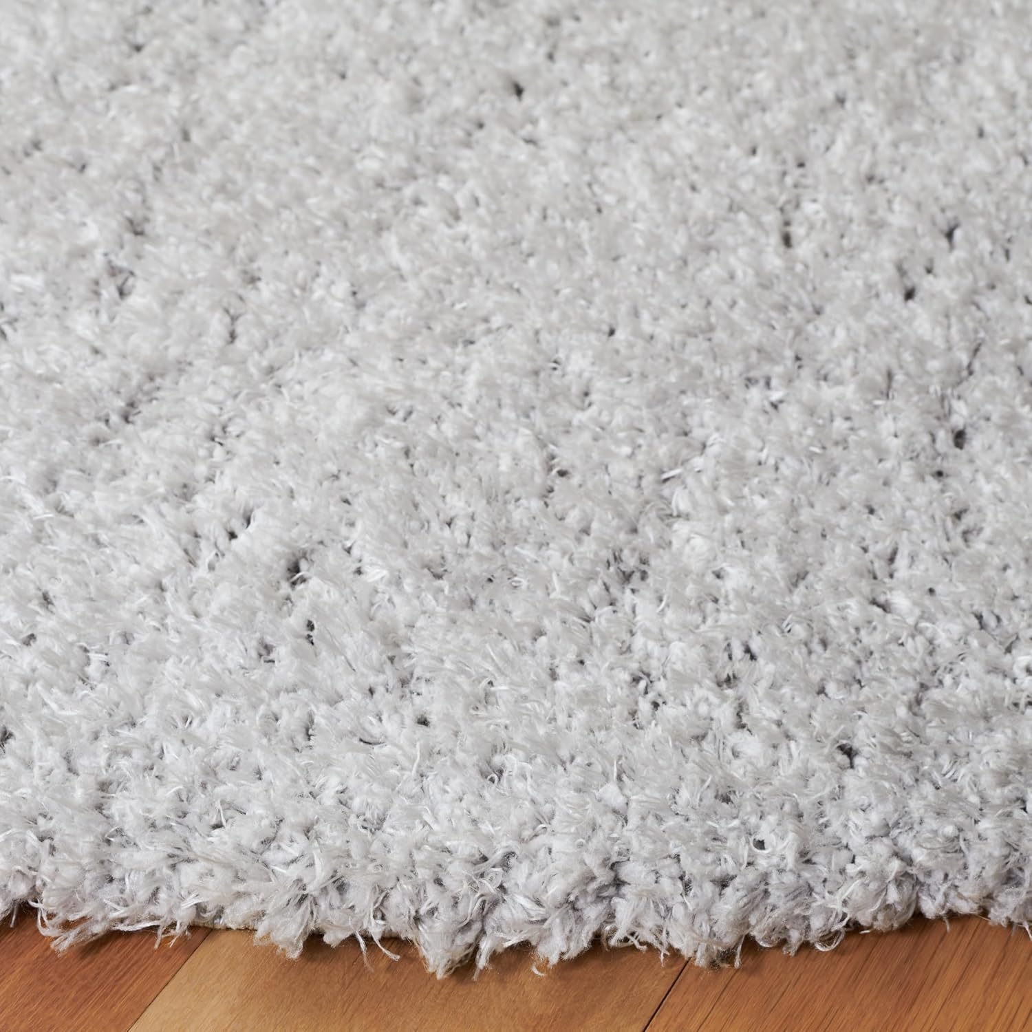 image:imageSAFAVIEH Lindsay Shag Collection Area Rug 9 x 12 Beige Modern Design 2inch Thick Ideal for the Living Room Dining Bedroom LNS560BGrey