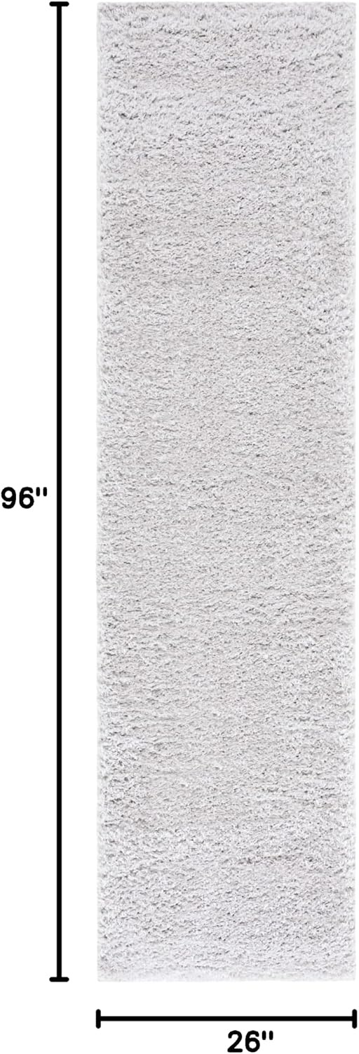 image:imageSAFAVIEH Lindsay Shag Collection Area Rug 9 x 12 Beige Modern Design 2inch Thick Ideal for the Living Room Dining Bedroom LNS560BGrey