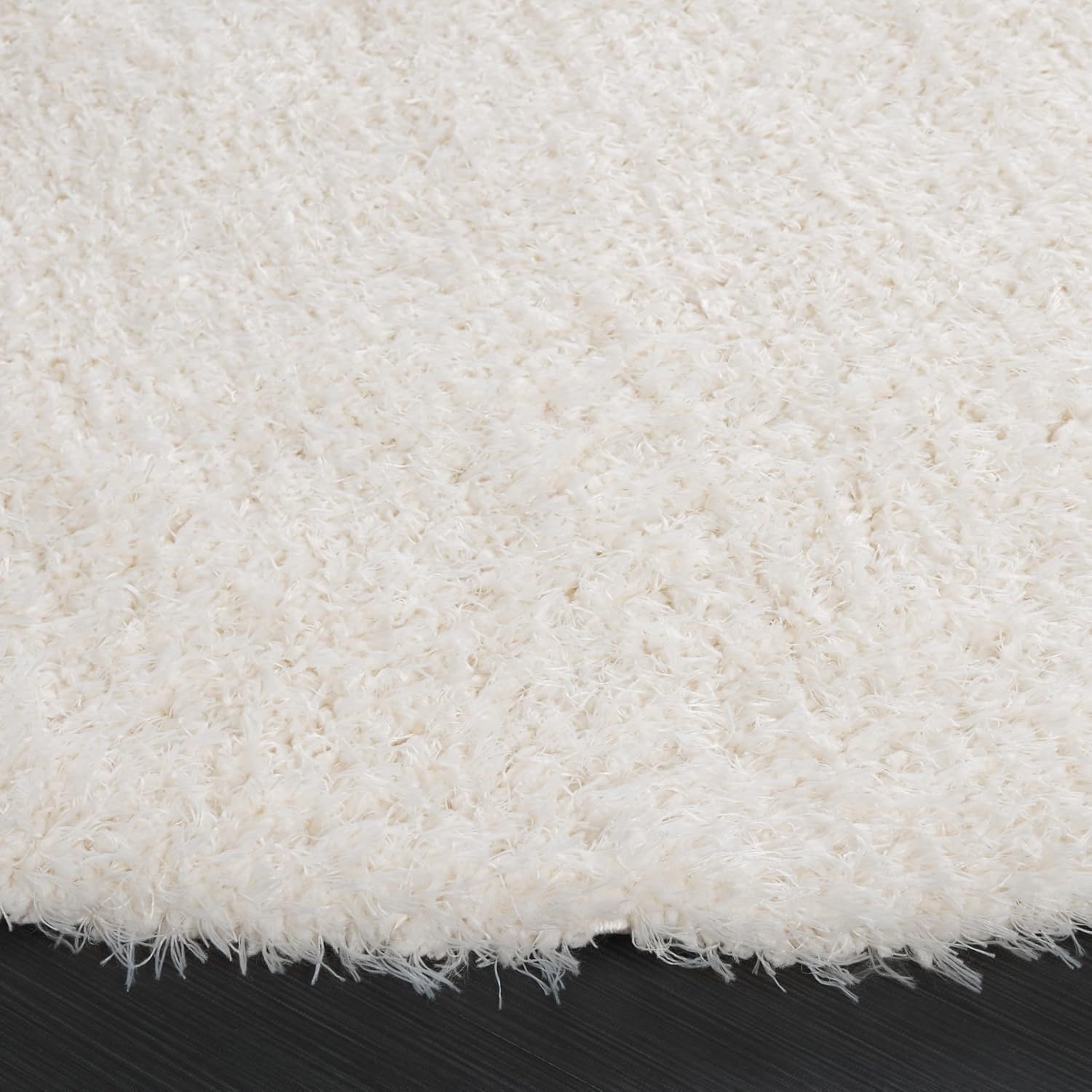 image:imageSAFAVIEH Lindsay Shag Collection Area Rug 9 x 12 Beige Modern Design 2inch Thick Ideal for the Living Room Dining Bedroom LNS560BIvory