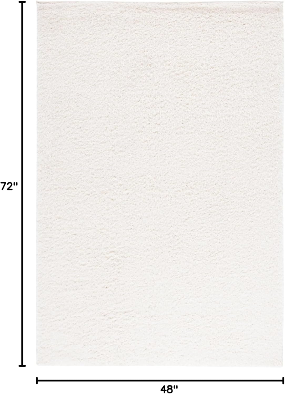 image:imageSAFAVIEH Lindsay Shag Collection Area Rug 9 x 12 Beige Modern Design 2inch Thick Ideal for the Living Room Dining Bedroom LNS560BIvory