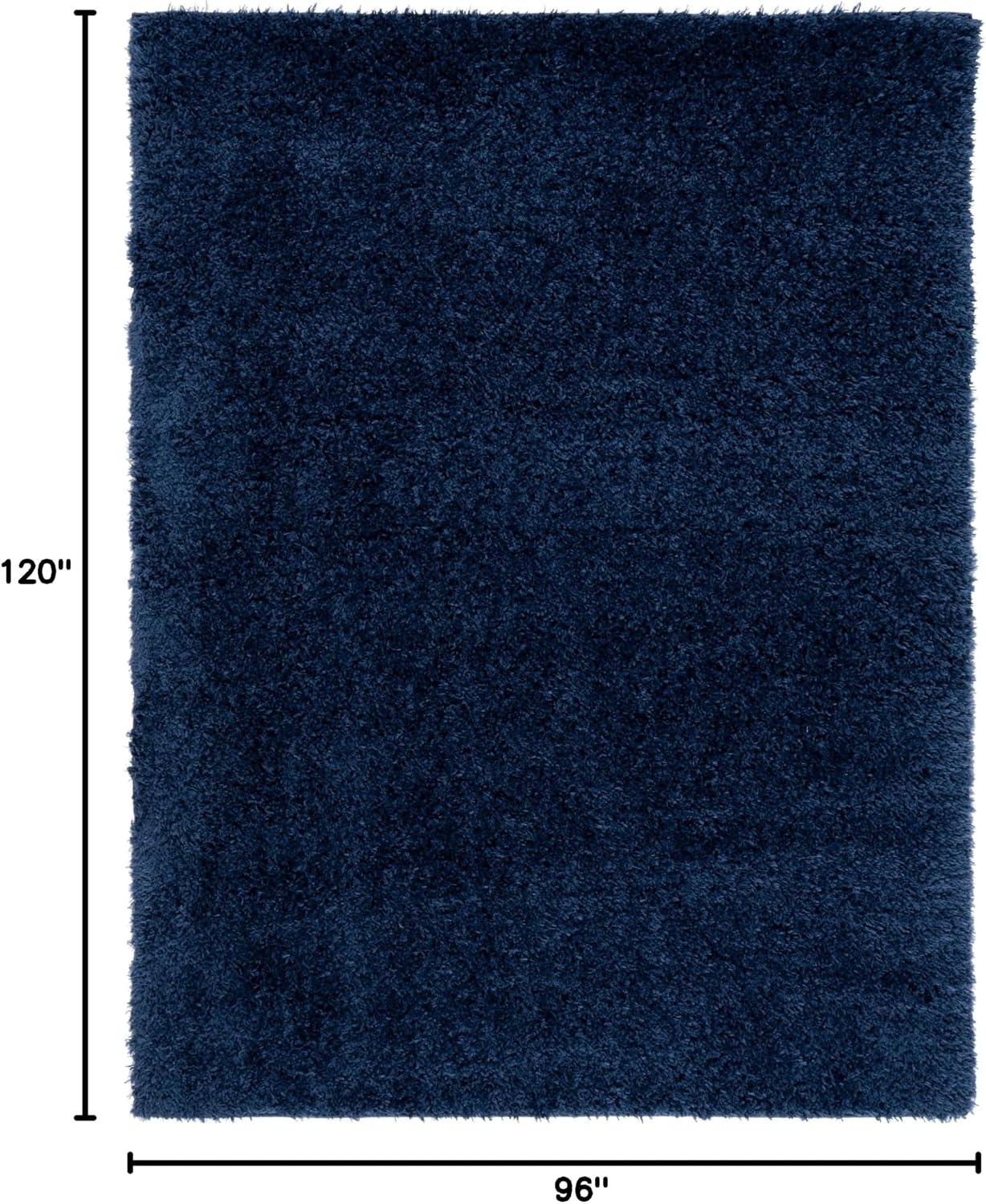 image:imageSAFAVIEH Lindsay Shag Collection Area Rug 9 x 12 Beige Modern Design 2inch Thick Ideal for the Living Room Dining Bedroom LNS560BNavy
