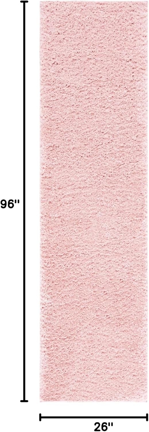 image:imageSAFAVIEH Lindsay Shag Collection Area Rug 9 x 12 Beige Modern Design 2inch Thick Ideal for the Living Room Dining Bedroom LNS560BPink