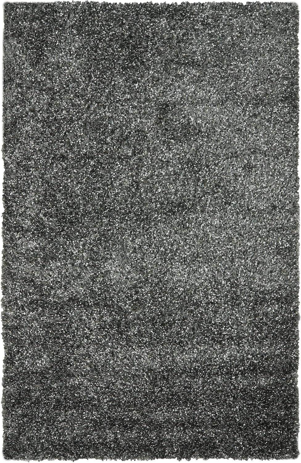 image:imageSAFAVIEH Malibu Shag Collection Area Rug 86 x 12 Silver Handmade Solid 14inch Thick Ideal for High Traffic Areas in Living Room Bedroom MLS431SCharcoal