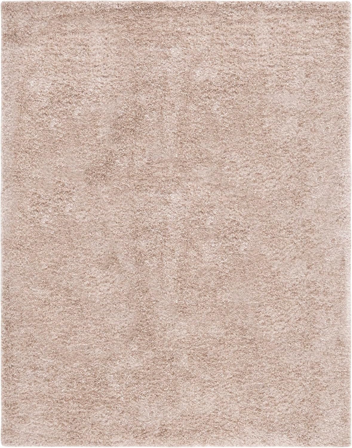 image:imageSAFAVIEH Malibu Shag Collection Area Rug 86 x 12 Silver Handmade Solid 14inch Thick Ideal for High Traffic Areas in Living Room Bedroom MLS431SNatural