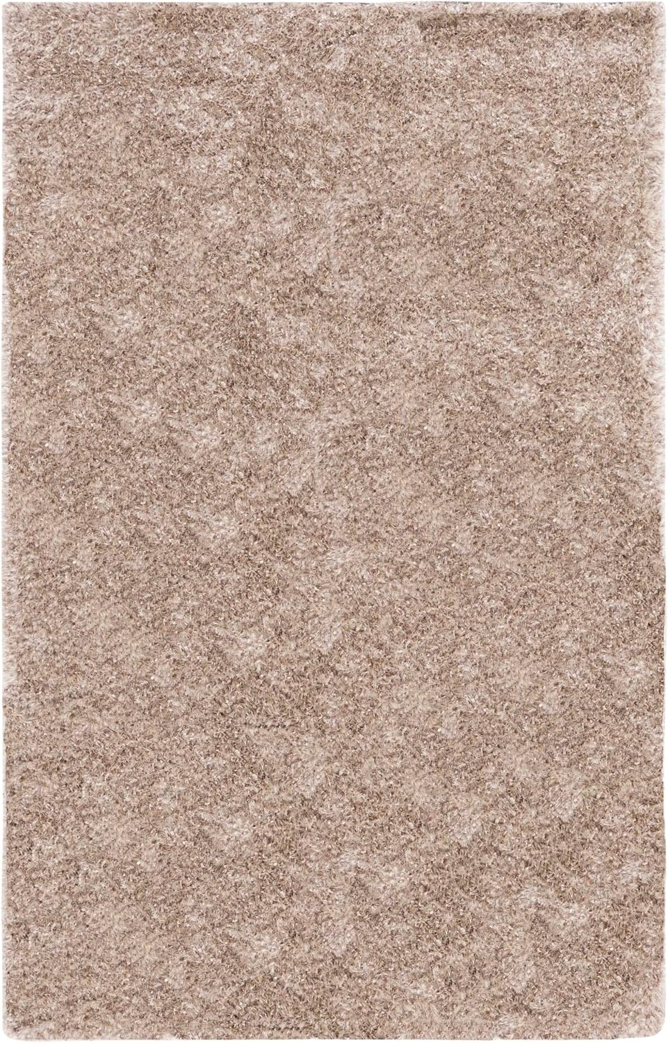 image:imageSAFAVIEH Malibu Shag Collection Area Rug 86 x 12 Silver Handmade Solid 14inch Thick Ideal for High Traffic Areas in Living Room Bedroom MLS431SNatural