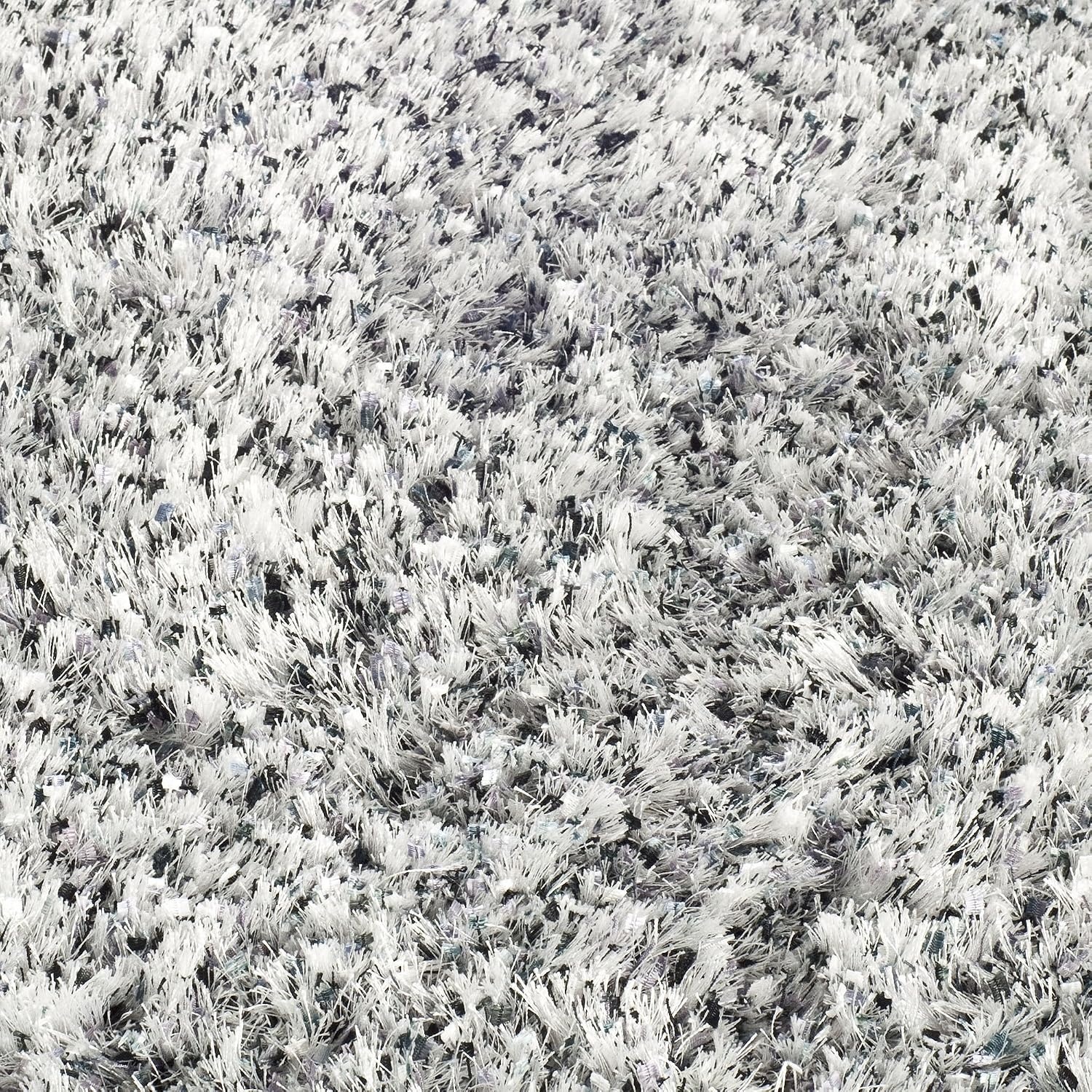 image:imageSAFAVIEH Malibu Shag Collection Area Rug 86 x 12 Silver Handmade Solid 14inch Thick Ideal for High Traffic Areas in Living Room Bedroom MLS431SSilver