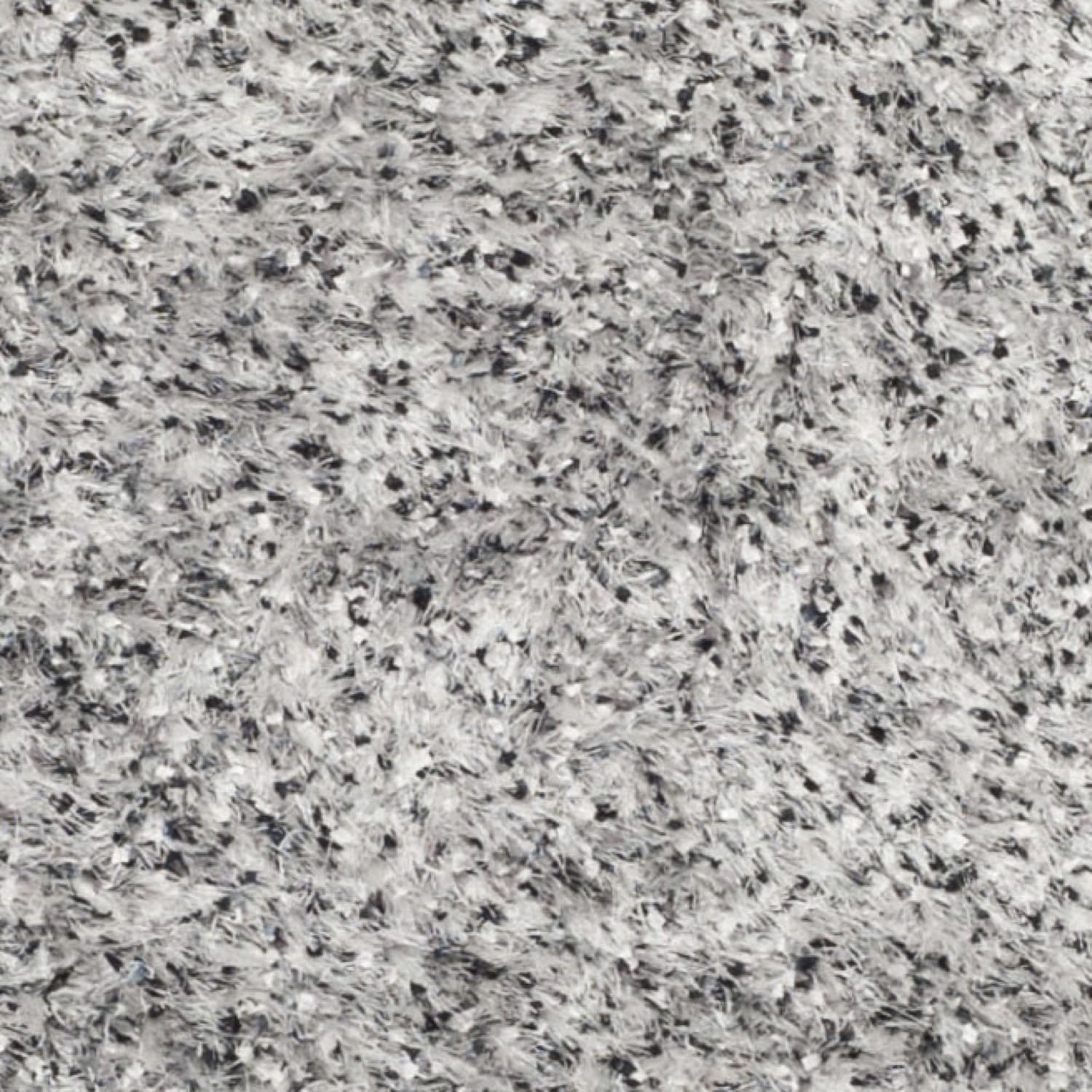 image:imageSAFAVIEH Malibu Shag Collection Area Rug 86 x 12 Silver Handmade Solid 14inch Thick Ideal for High Traffic Areas in Living Room Bedroom MLS431SSilver