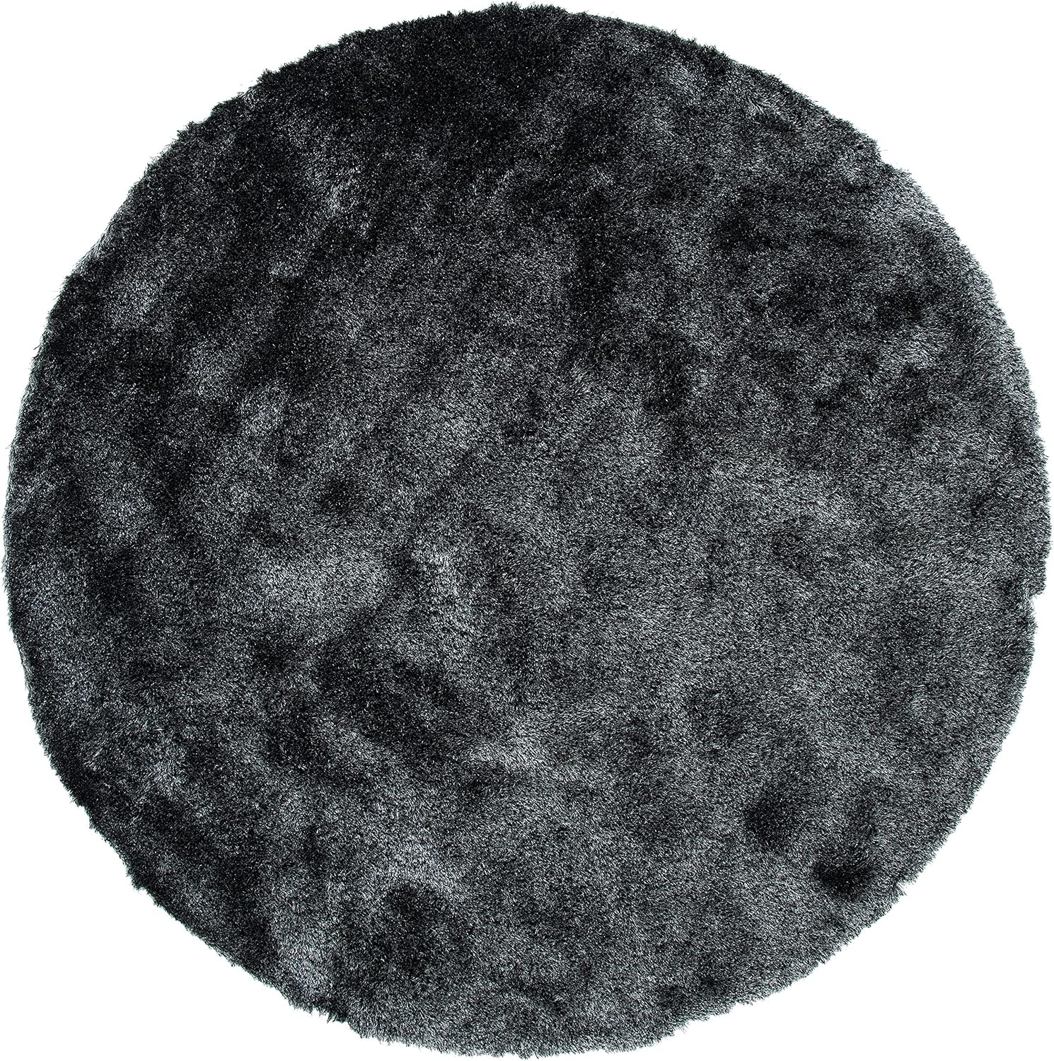 image:imageSAFAVIEH Paris Shag Collection Area Rug 9 x 12 Dark Beige Handmade Silken Glam 2inch Thick Ideal for High Traffic Areas in Living Room Bedroom SG512TDark Grey