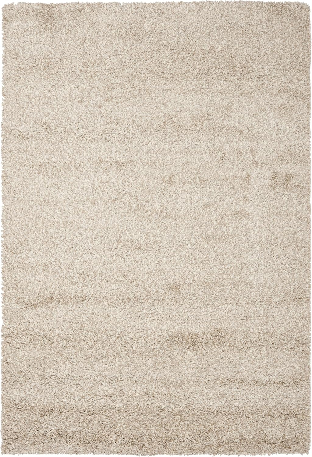 image:imageSAFAVIEH Santa Monica Shag Collection 8 x 10 Navy SGN725 Solid NonShedding Living Room Bedroom Dining Room Entryway Plush 2inch Thick Area RugBeige
