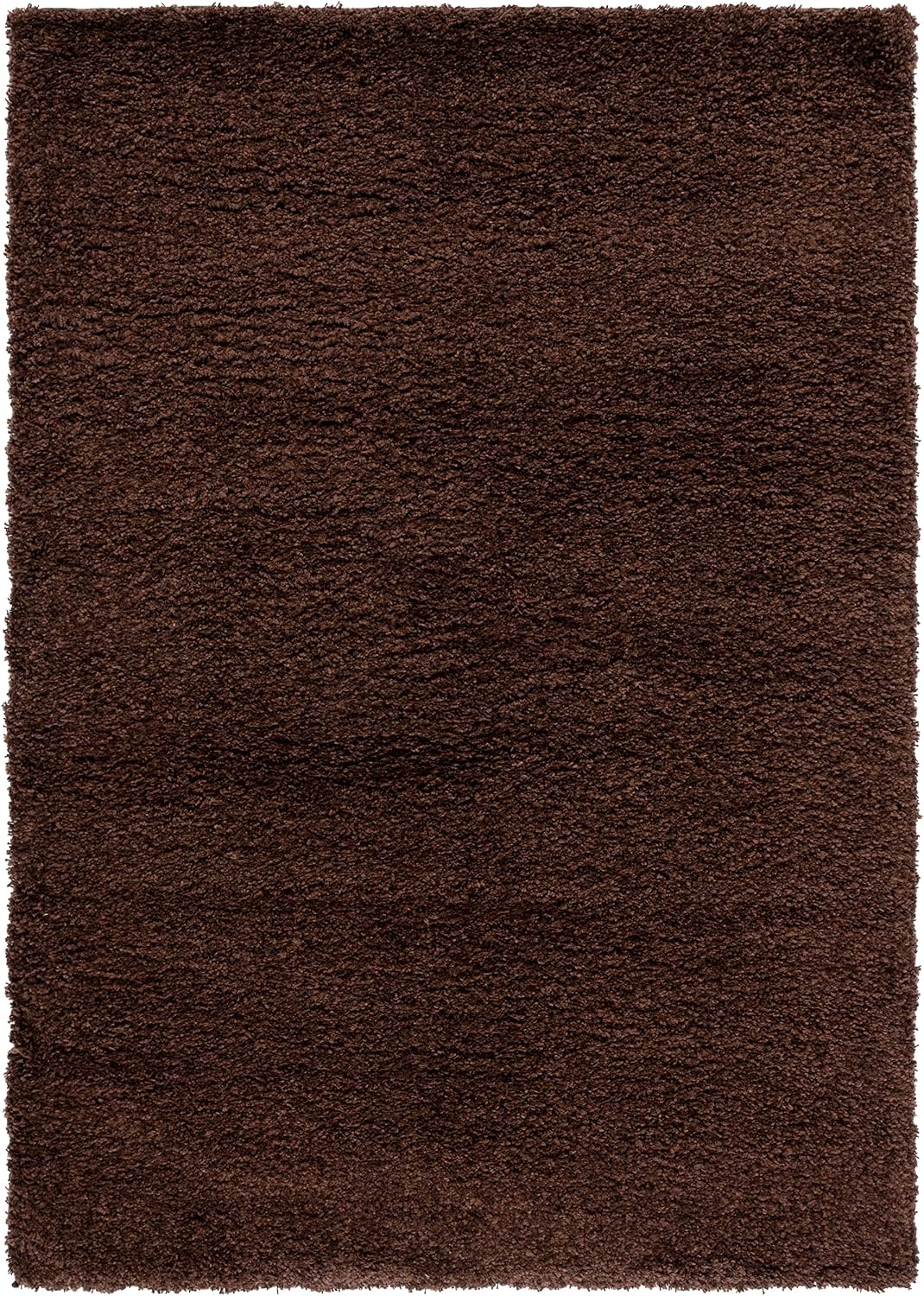 image:imageSAFAVIEH Santa Monica Shag Collection 8 x 10 Navy SGN725 Solid NonShedding Living Room Bedroom Dining Room Entryway Plush 2inch Thick Area RugBrown
