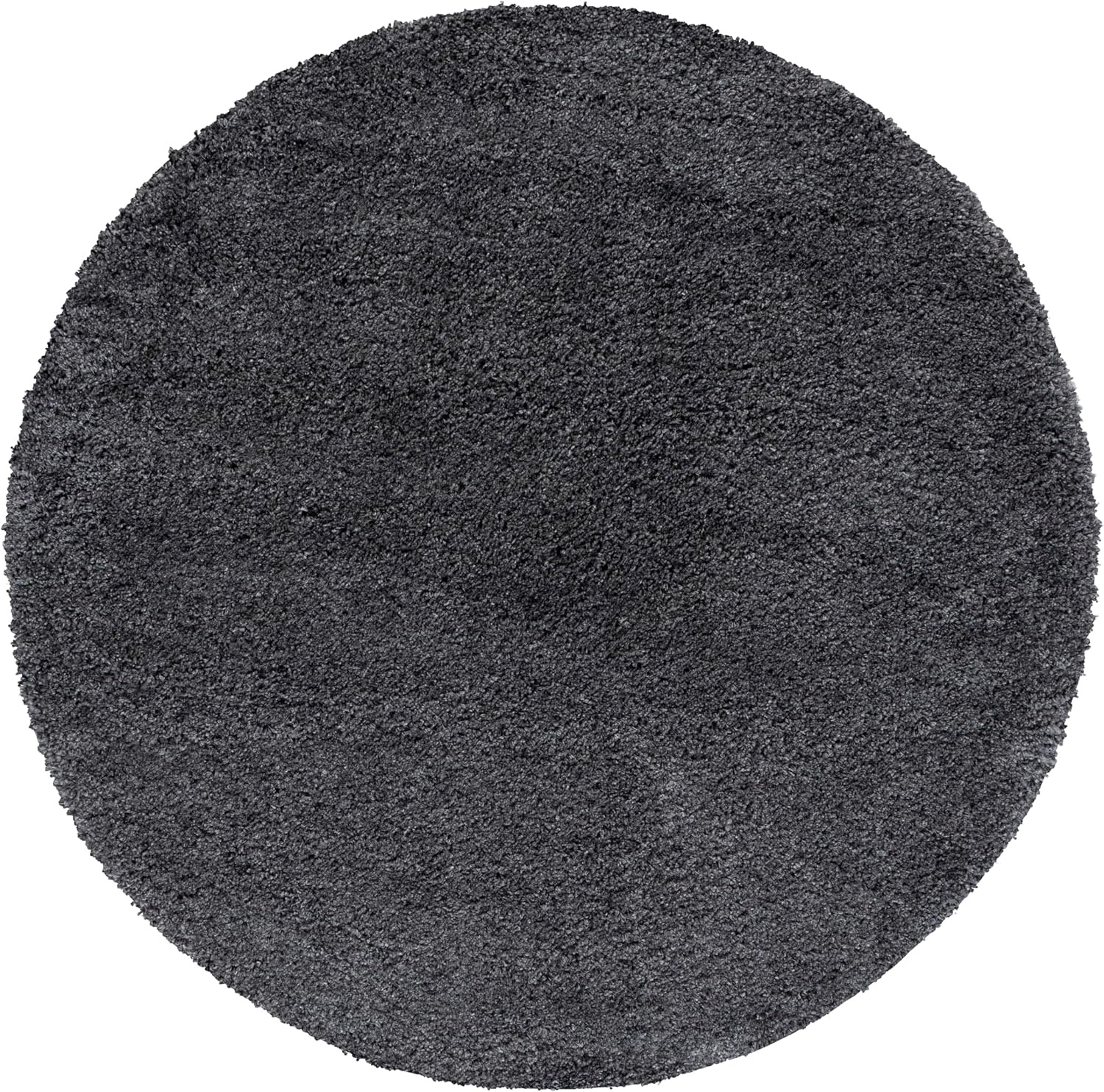 image:imageSAFAVIEH Santa Monica Shag Collection 8 x 10 Navy SGN725 Solid NonShedding Living Room Bedroom Dining Room Entryway Plush 2inch Thick Area RugDark Grey