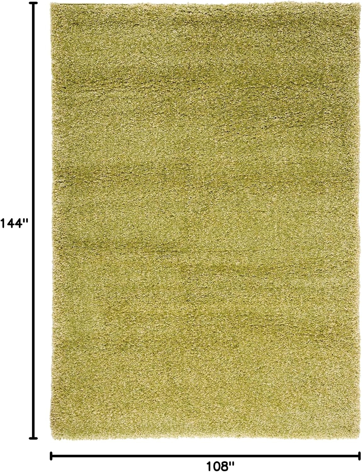 image:imageSAFAVIEH Santa Monica Shag Collection 8 x 10 Navy SGN725 Solid NonShedding Living Room Bedroom Dining Room Entryway Plush 2inch Thick Area RugGreen