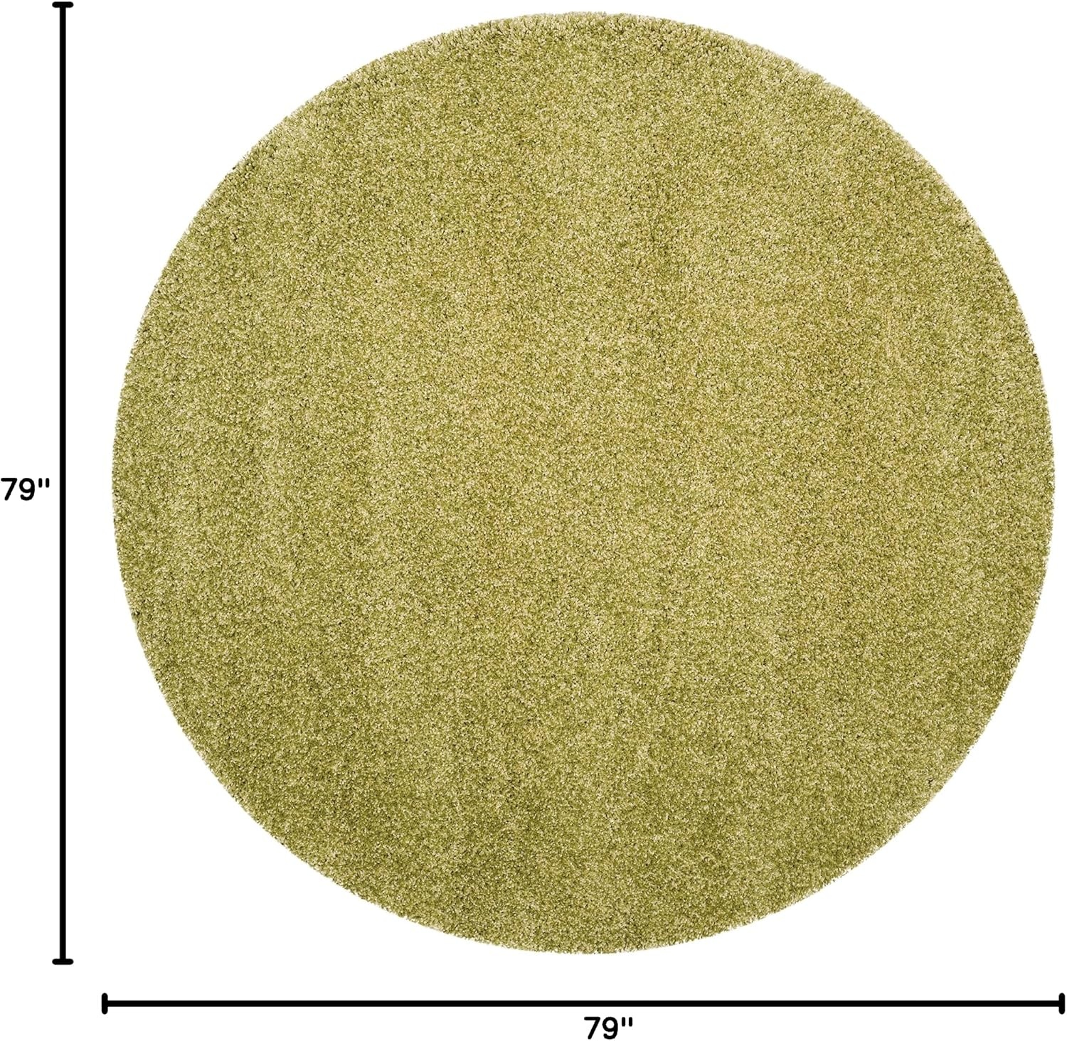 image:imageSAFAVIEH Santa Monica Shag Collection 8 x 10 Navy SGN725 Solid NonShedding Living Room Bedroom Dining Room Entryway Plush 2inch Thick Area RugGreen