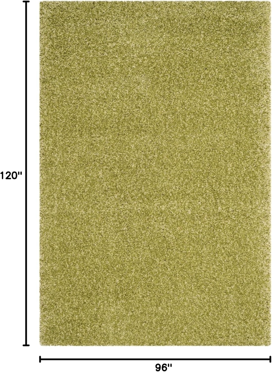 image:imageSAFAVIEH Santa Monica Shag Collection 8 x 10 Navy SGN725 Solid NonShedding Living Room Bedroom Dining Room Entryway Plush 2inch Thick Area RugGreen