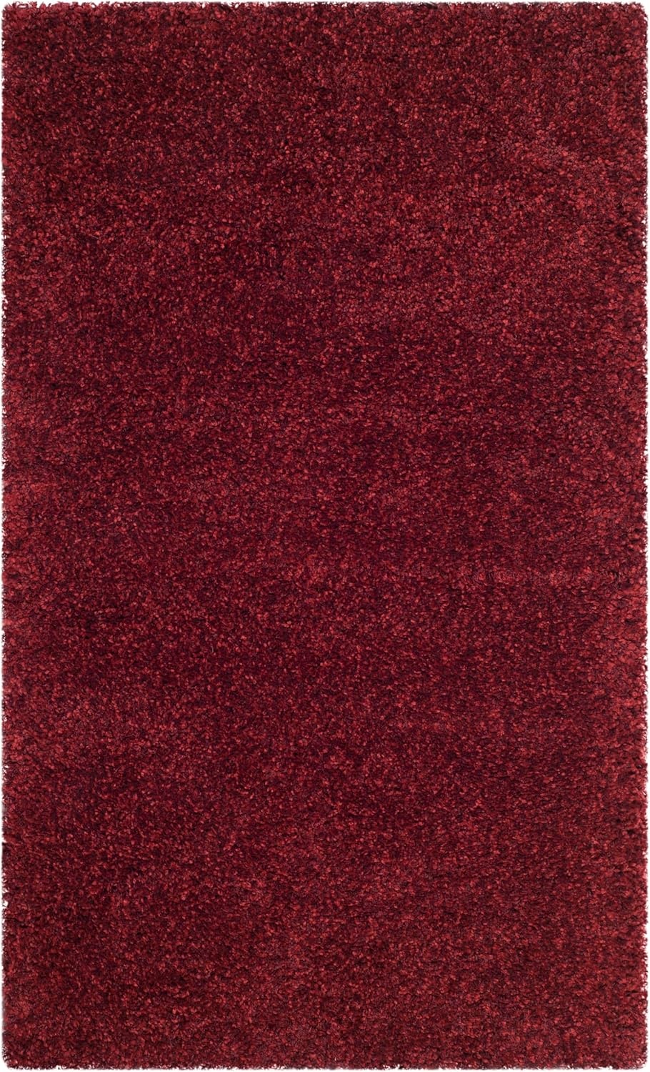 image:imageSAFAVIEH Santa Monica Shag Collection 8 x 10 Navy SGN725 Solid NonShedding Living Room Bedroom Dining Room Entryway Plush 2inch Thick Area RugMaroon