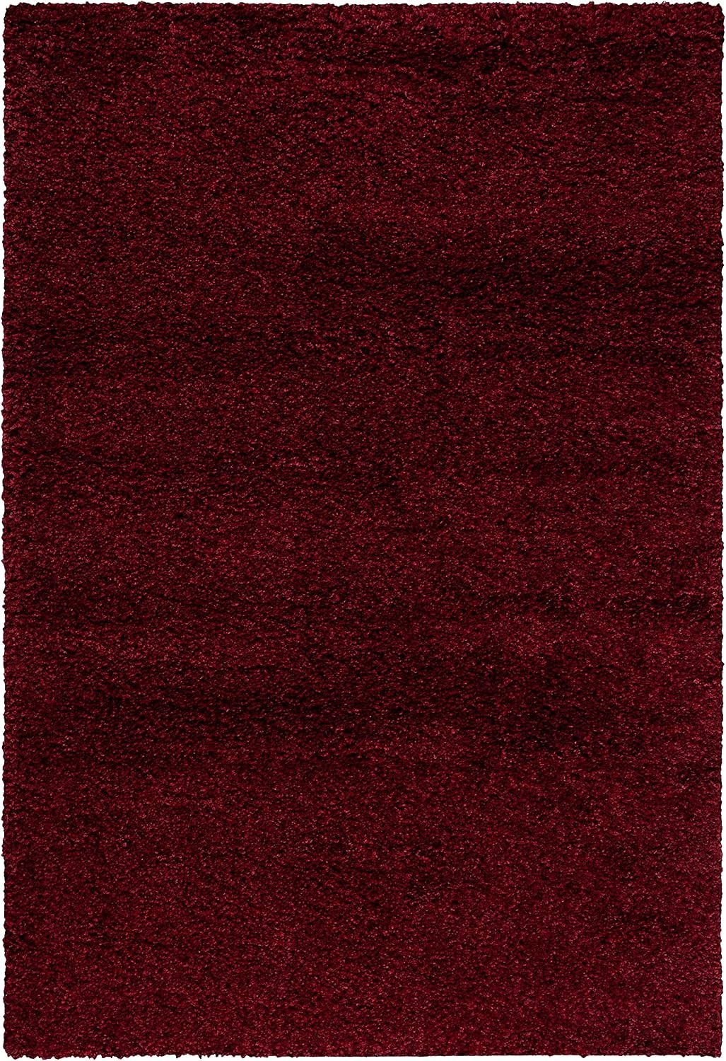 image:imageSAFAVIEH Santa Monica Shag Collection 8 x 10 Navy SGN725 Solid NonShedding Living Room Bedroom Dining Room Entryway Plush 2inch Thick Area RugMaroon