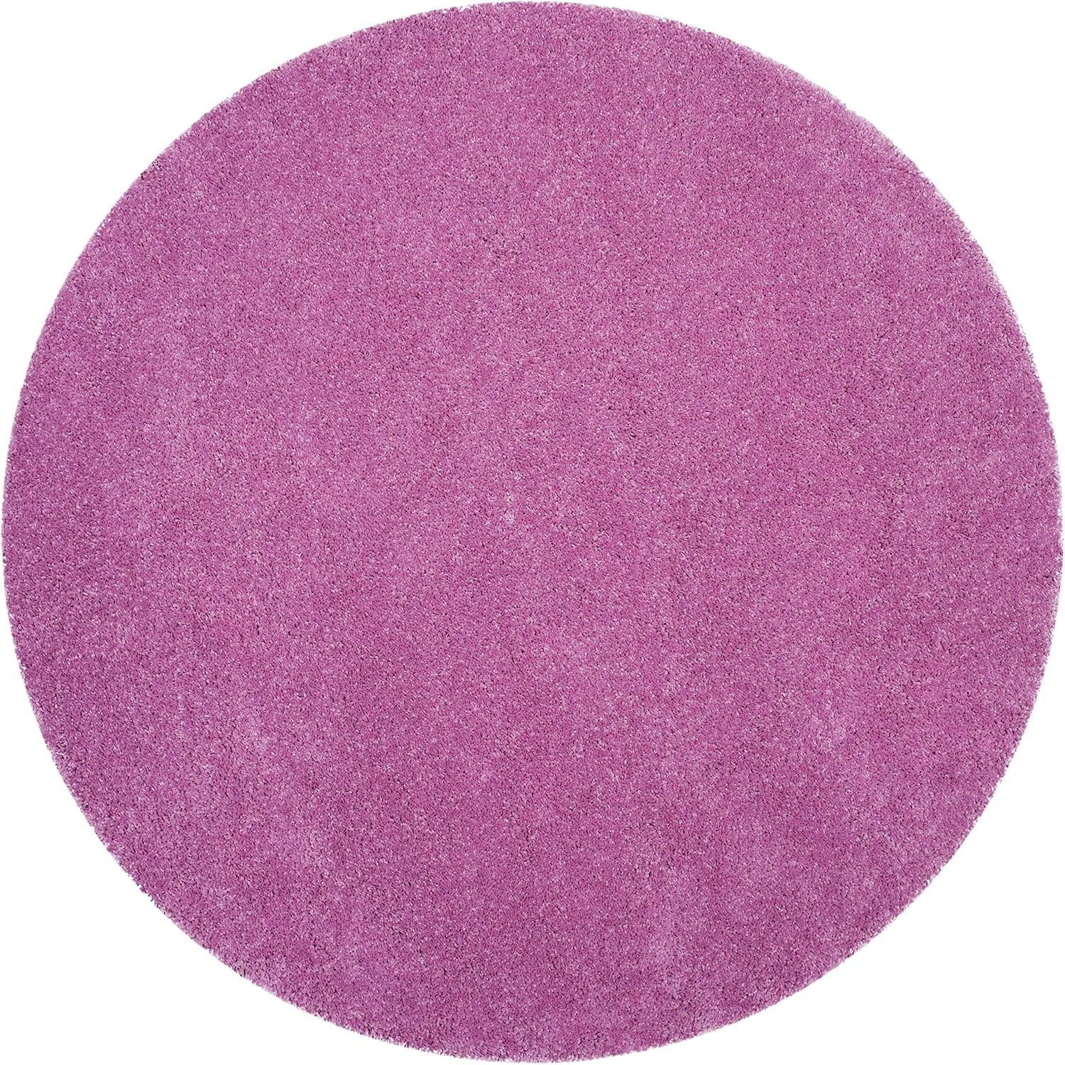 image:imageSAFAVIEH Santa Monica Shag Collection 8 x 10 Navy SGN725 Solid NonShedding Living Room Bedroom Dining Room Entryway Plush 2inch Thick Area RugPink
