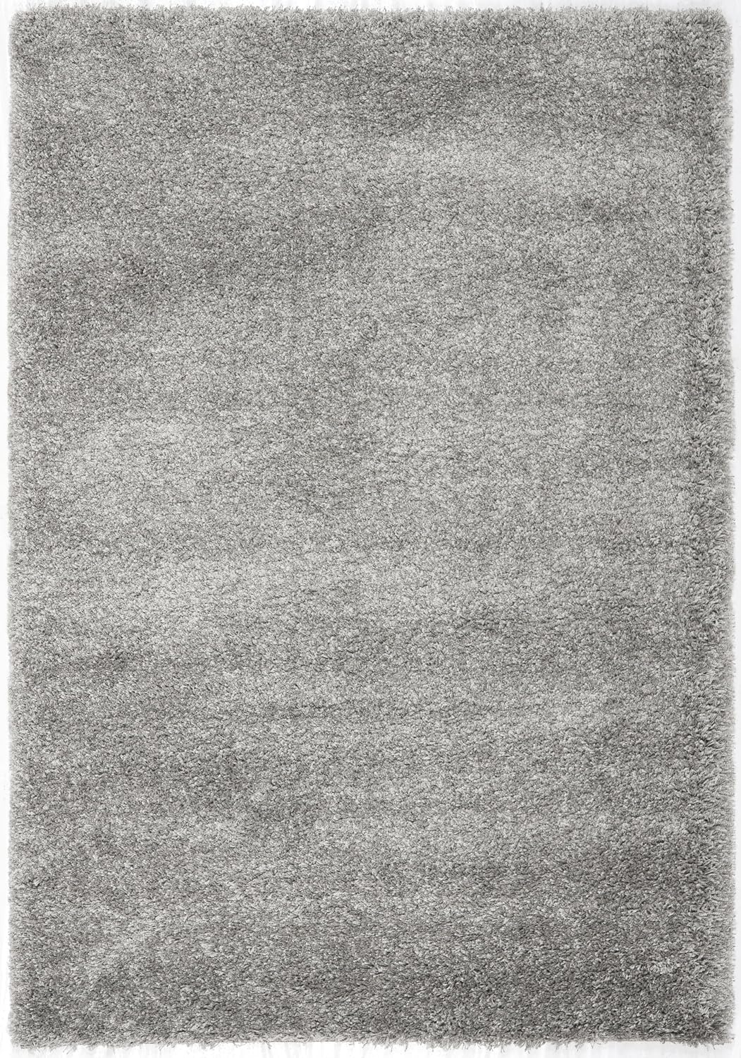 image:imageSAFAVIEH Santa Monica Shag Collection 8 x 10 Navy SGN725 Solid NonShedding Living Room Bedroom Dining Room Entryway Plush 2inch Thick Area RugSilver