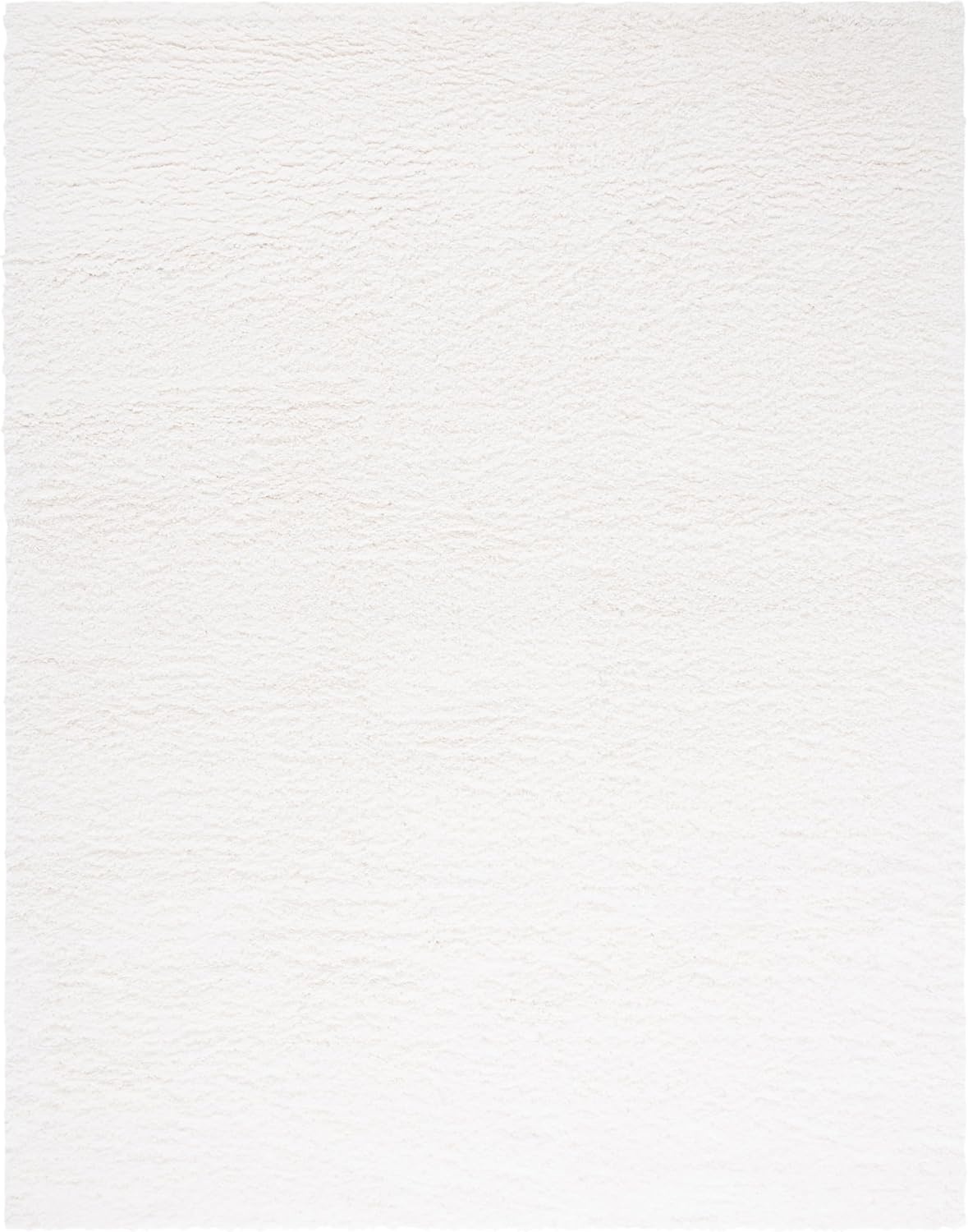 image:imageSAFAVIEH Santa Monica Shag Collection 8 x 10 Navy SGN725 Solid NonShedding Living Room Bedroom Dining Room Entryway Plush 2inch Thick Area RugWhite