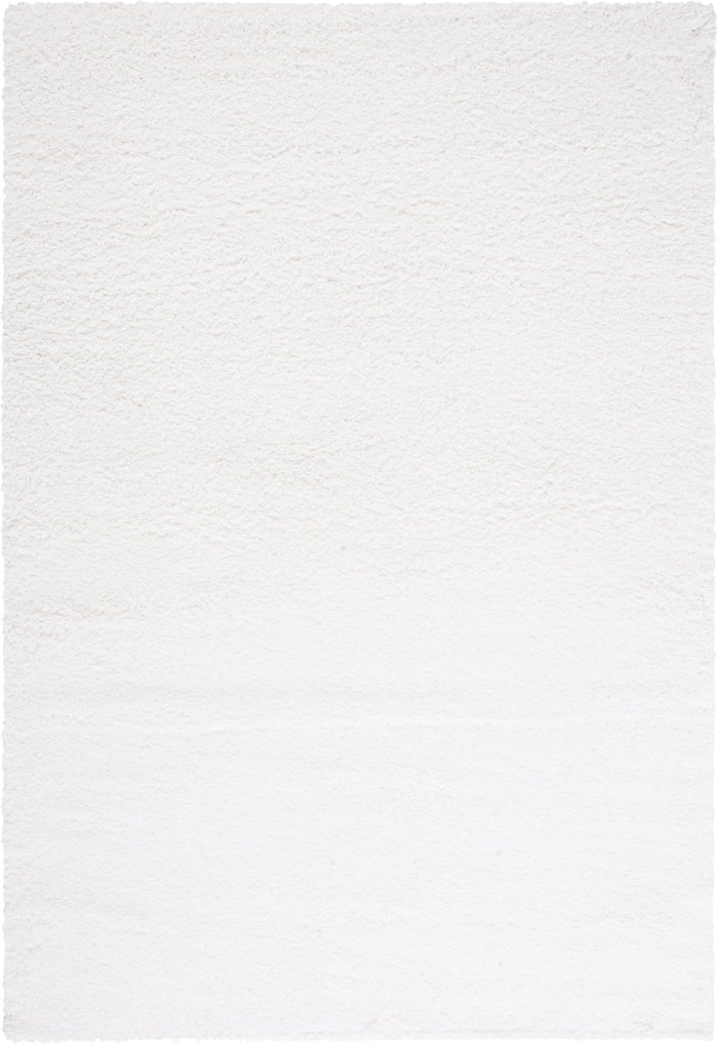image:imageSAFAVIEH Santa Monica Shag Collection 8 x 10 Navy SGN725 Solid NonShedding Living Room Bedroom Dining Room Entryway Plush 2inch Thick Area RugWhite