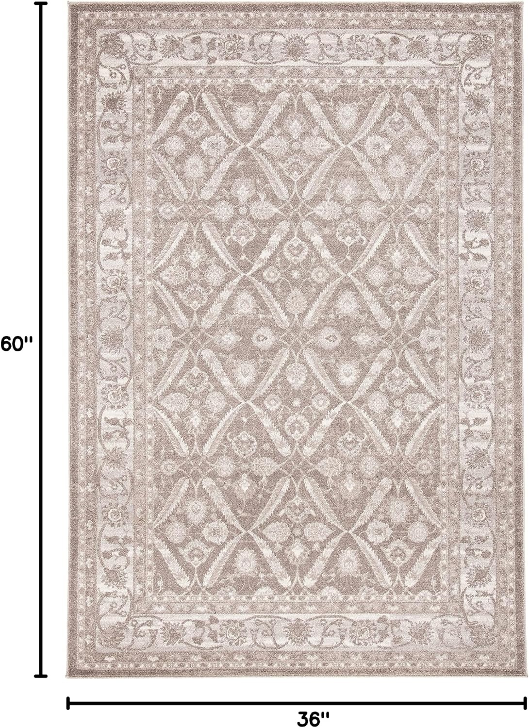 image:imageSAFAVIEH Sofia Collection Area Rug 9 x 12 Blue amp Beige Vintage Oriental Distressed Design NonShedding amp Easy Care Ideal for High Traffic Areas in Living Room Bedroom SOF378CTanBeige