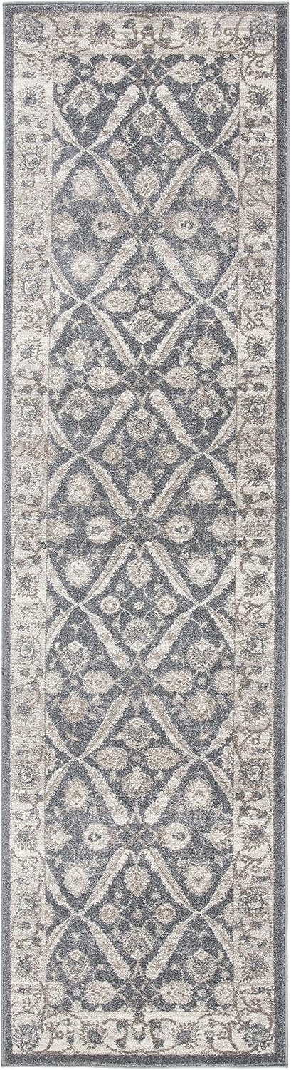 image:imageSAFAVIEH Sofia Collection Area Rug 9 x 12 Blue amp Beige Vintage Oriental Distressed Design NonShedding amp Easy Care Ideal for High Traffic Areas in Living Room Bedroom SOF378CDark GreyBeige