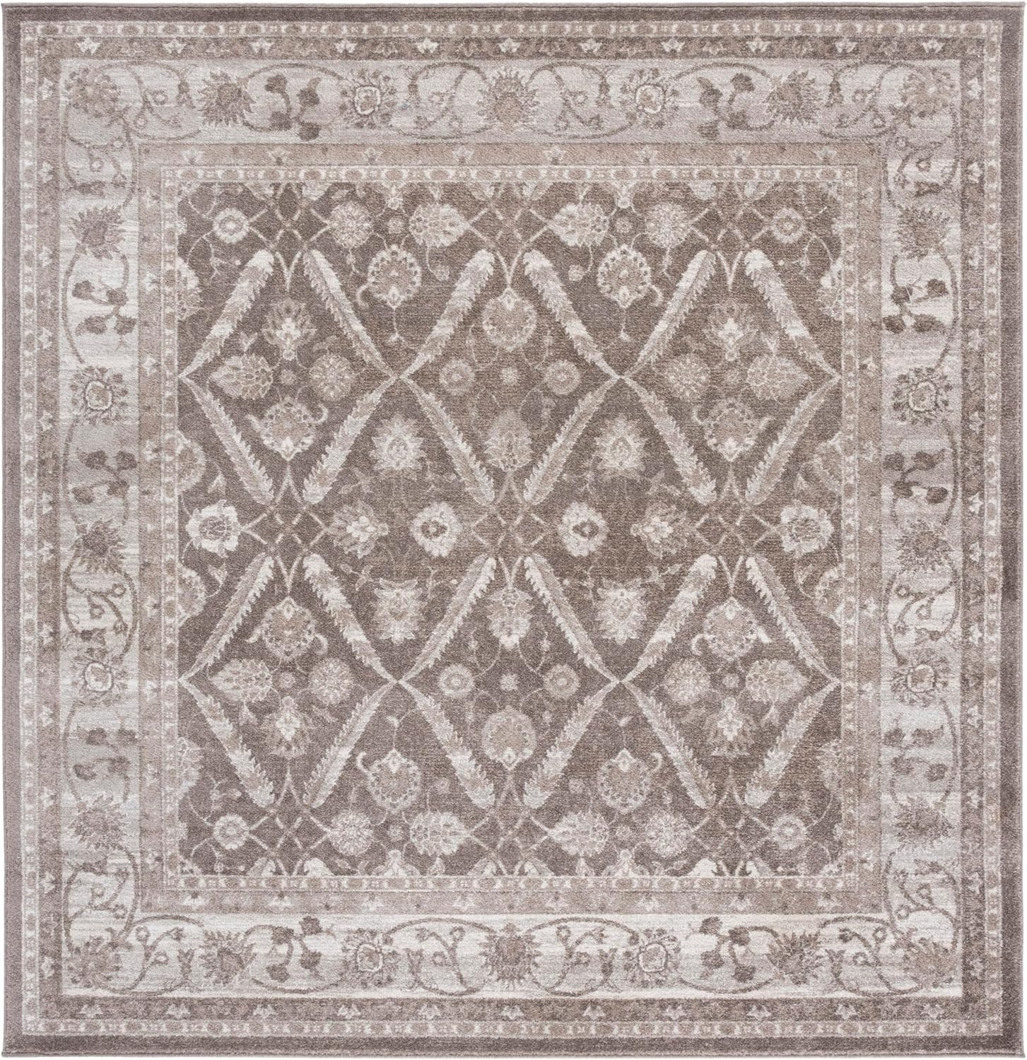 image:imageSAFAVIEH Sofia Collection Area Rug 9 x 12 Blue amp Beige Vintage Oriental Distressed Design NonShedding amp Easy Care Ideal for High Traffic Areas in Living Room Bedroom SOF378CTanBeige